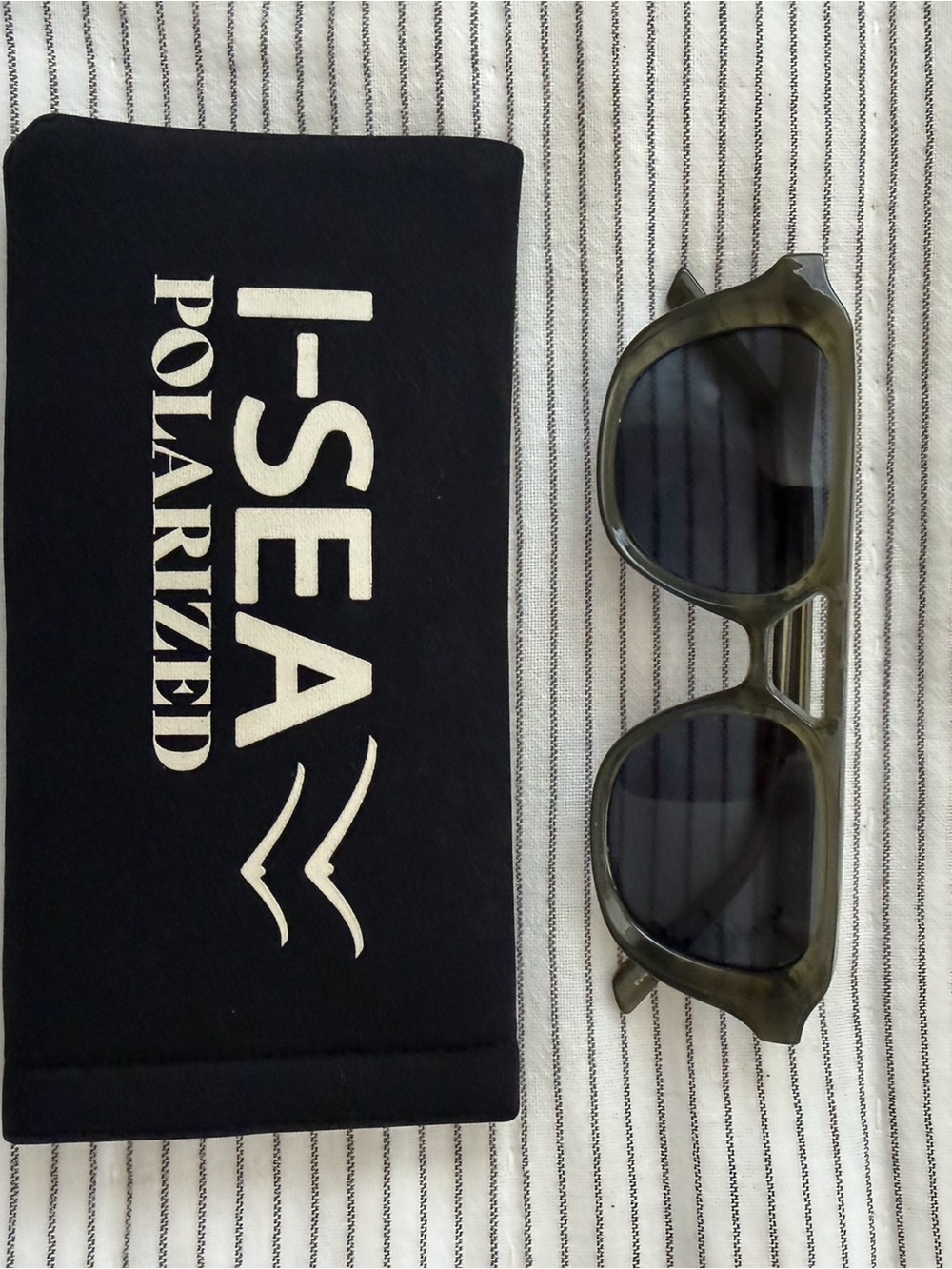 ISEA Pale Green Aviator Polarized Sunglasses